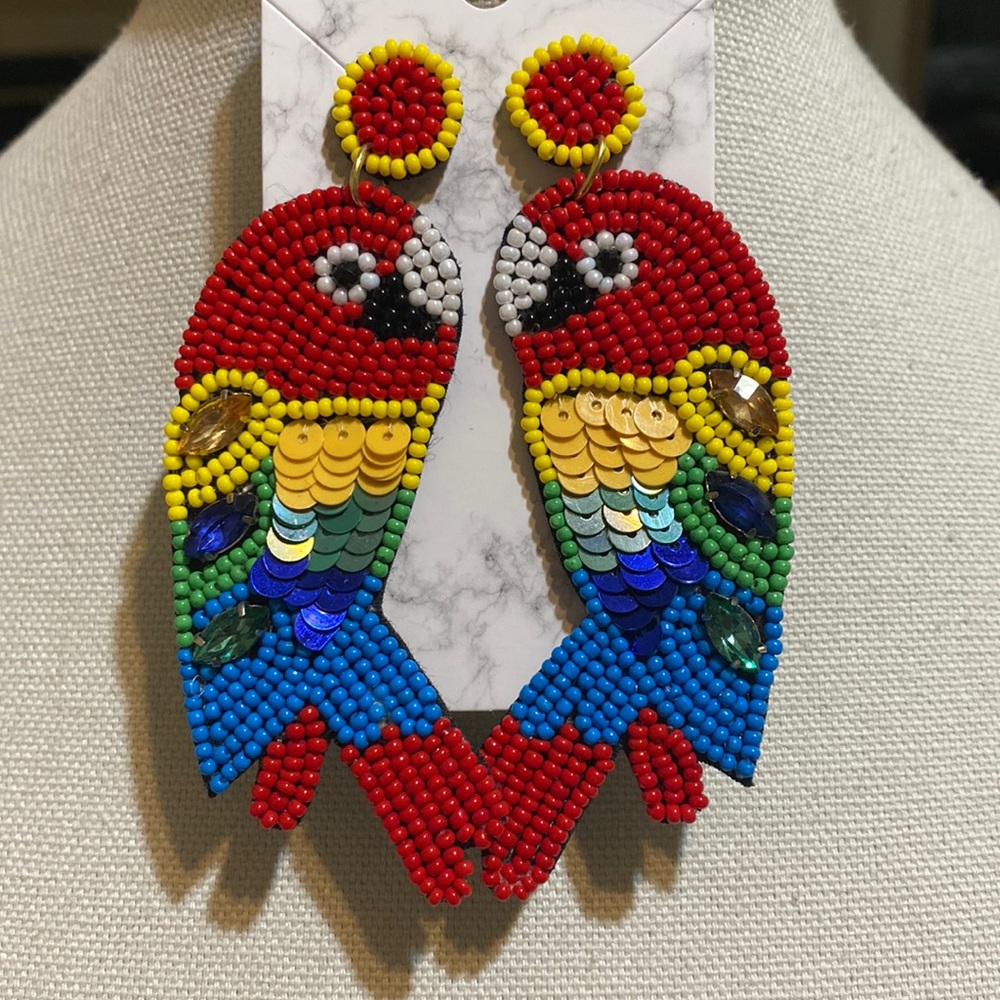 Seed Bead Earrings